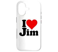 I Love Heart Jim James Jimmy NOM sur Un Tee Coque pour iPhone 17