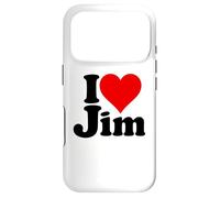 I Love Heart Jim James Jimmy NOM sur Un Tee Coque pour iPhone 17 Pro