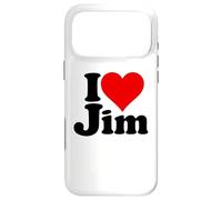 I Love Heart Jim James Jimmy NOM sur Un Tee Coque pour iPhone 17 Pro Max