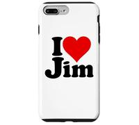 I Love Heart Jim James Jimmy NOM sur Un Tee Coque pour iPhone 7 Plus/8 Plus