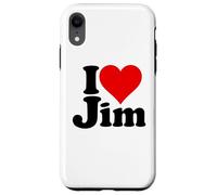 I Love Heart Jim James Jimmy NOM sur Un Tee Coque pour iPhone XR