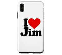 I Love Heart Jim James Jimmy NOM sur Un Tee Coque pour iPhone XS Max
