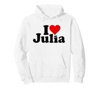 I Love Heart Julia Julie Juliette Yulia Sweat à Capuche