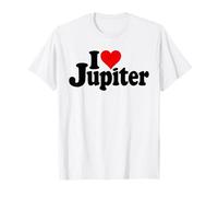 I Love Heart Jupiter Florida Planet NOM T-Shirt