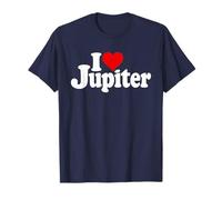 I Love Heart Jupiter Florida Planet NOM T-Shirt