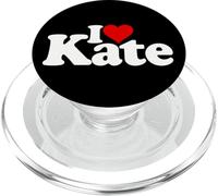 I Love Heart Kate KATHERING Katie Katya NOM sur Un Tee PopSockets PopGrip pour MagSafe
