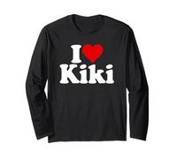 I Love Heart Kiki NOM sur Un Tee Manche Longue