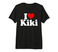 I Love Heart Kiki NOM sur Un Tee T-Shirt Haut de Gamme