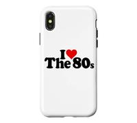 I Love Heart, LA DÉCENNIE des ANNÉES 80 ET 80 Coque pour iPhone X/XS