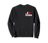 I Love Heart Liza Elizabeth NOM sur Un T-Shirt Sweatshirt