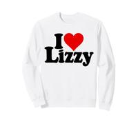 I Love Heart Lizzy Elizabeth Eliza NOM sur Un T-Shirt Sweatshirt