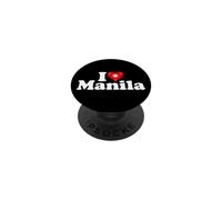 I Love Heart Manilla City ÎLES Philippines PopSockets PopGrip Adhésif