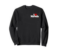 I Love Heart Marbella Espagne ANDALOSIE Costa Del Sol Sweatshirt
