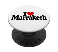 I Love Heart Marrakech Maroc Marrakesh PopSockets PopGrip Adhésif
