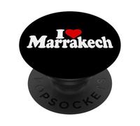 I Love Heart Marrakech Maroc Marrakesh PopSockets PopGrip Adhésif