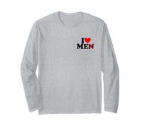 I Love Heart ME Hommes Manche Longue