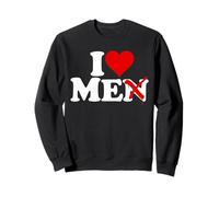 I Love Heart ME Hommes Sweatshirt