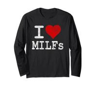 I Love Heart Milfs Les Femmes Mature ÂGÉES Mamans Manche Longue