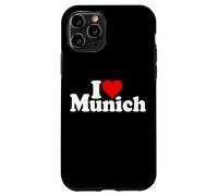 I Love Heart Munich Bavaria Allemagne Coque pour iPhone 11 Pro