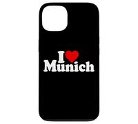 I Love Heart Munich Bavaria Allemagne Coque pour iPhone 13