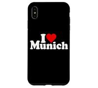 I Love Heart Munich Bavaria Allemagne Coque pour iPhone XS Max