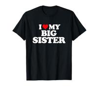 I Love Heart My Big Sister - Little Sister T-Shirt