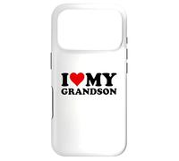 I Love Heart My Grandson Grandchildren Granddaughter Coque pour iPhone 17 Pro