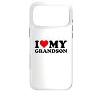 I Love Heart My Grandson Grandchildren Granddaughter Coque pour iPhone 17 Pro Max