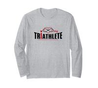 I Love - Heart My Triathlete Iron Sherpa Triathlon Family Manche Longue
