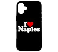 I Love Heart Naples Napoli Italie Coque pour iPhone 16 Plus