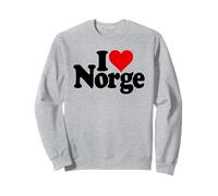I LOVE HEART NORGE NORVÈGE CULTURE NORVEGIENNE Sweatshirt