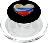 I Love Heart of Oak Drapeau Russe PopSockets PopGrip pour MagSafe