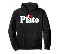I Love Heart Plato Philosophie Grecque platonique Sweat à Capuche
