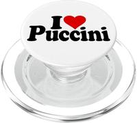 I LOVE HEART PUCCINI GIACOMO OPÉRA PopSockets PopGrip pour MagSafe