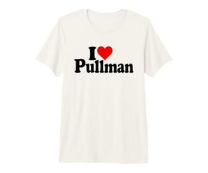 I Love Heart Pullman Washington Trois fourchettes T-Shirt Haut de Gamme