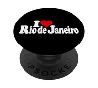 I Love Heart Rio DE Janeiro BRÉSIL BRÉSIL PopSockets PopGrip Adhésif