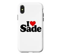 I Love Heart Sade NOM sur Un Tee Coque pour iPhone X/XS