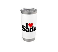 I LOVE HEART SADE NOM SUR UN TEE Gobelet isotherme en acier inoxydable double paroi