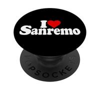 I Love Heart Sanremo SAN Remo Italie PopSockets PopGrip Adhésif