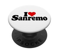 I Love Heart Sanremo SAN Remo Italie PopSockets PopGrip Adhésif