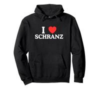 I Love (Heart) Schranz German Techno EDM Festival Dubstep Sweat à Capuche