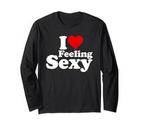 I Love Heart Sentir Sexy Manche Longue