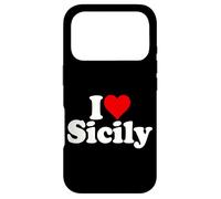 I Love Heart Sicilia Sicilia Italie Coque pour iPhone 17 Pro