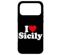 I Love Heart Sicilia Sicilia Italie Coque pour iPhone 17 Pro Max