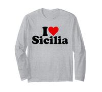 I Love Heart Sicilia Sicilia Italie Manche Longue