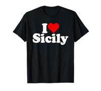I Love Heart Sicilia Sicilia Italie T-Shirt