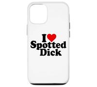 I Love Heart Spotted Dick Anglais Dessert Coque pour iPhone 12/12 Pro