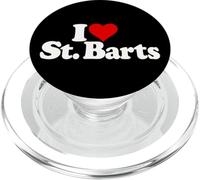 I Love Heart St Barts Saint Barth Saint Barthelemy PopSockets PopGrip pour MagSafe