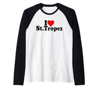 I Love Heart St Tropez Saint Tropez France Manche Raglan
