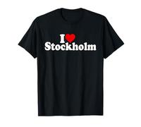 I LOVE HEART STOCKHOLM SUÈDE T-Shirt